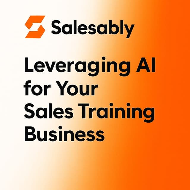 AI Sales Training Template — 2025 Edition